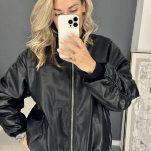 Pašiltintas eko odos bomberis